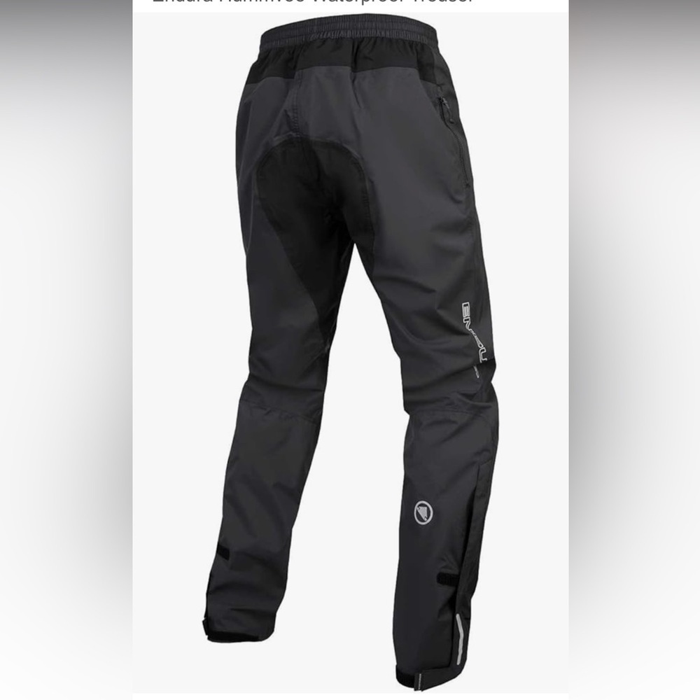 Men's Hummvee Waterproof Pants - Black small outdoor biking pants $100 casual